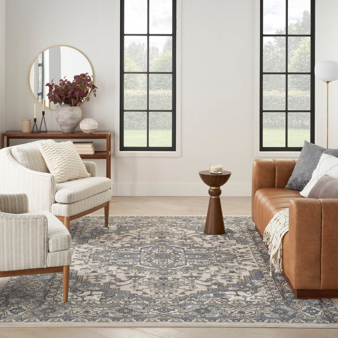 Quarry QUA05 Ivory/Blue Rug-Nourison-Rug Love - The Most Loved Rug Store