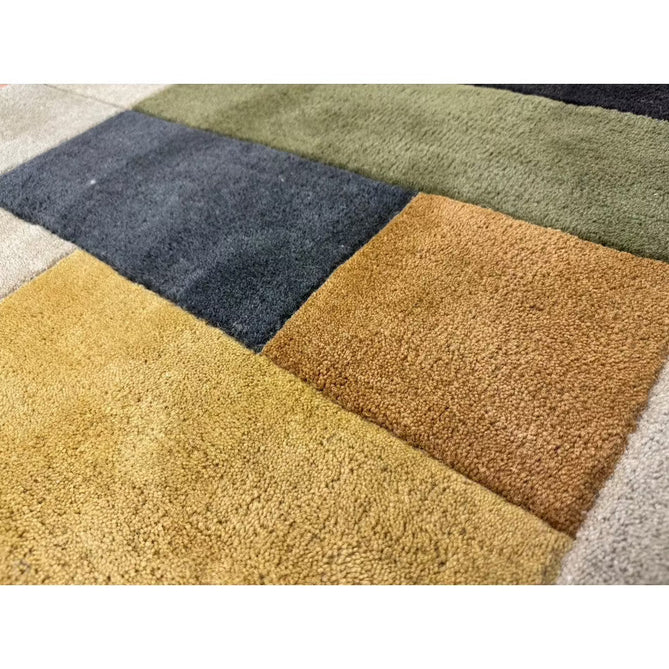 Reef RF15 Modern Geometric Hand-Woven Wool Beige/Muted Multicolour Rug-Asiatic Carpets-Rug Love - The Most Loved Rug Store