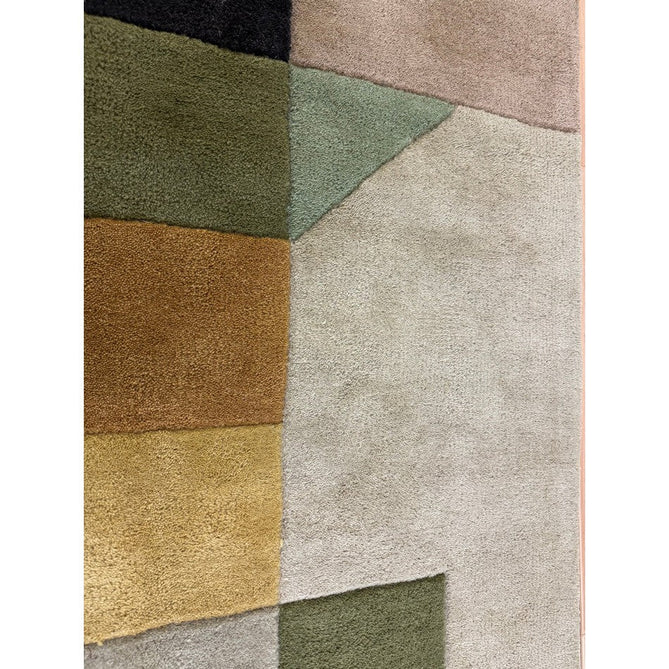 Reef RF15 Modern Geometric Hand-Woven Wool Beige/Muted Multicolour Rug-Asiatic Carpets-Rug Love - The Most Loved Rug Store