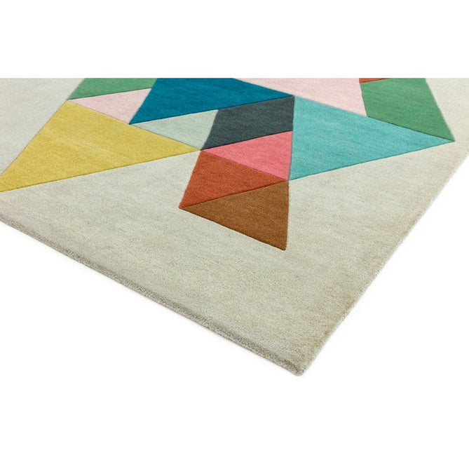 Reef RF18 Triangle Modern Geometric Hand-Woven Multicolour Rug-Asiatic Carpets-Rug Love - The Most Loved Rug Store