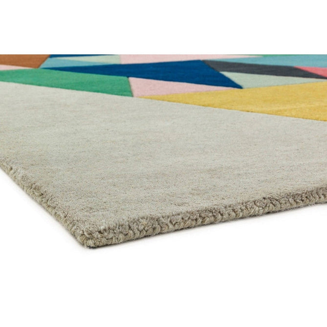 Reef RF18 Triangle Modern Geometric Hand-Woven Multicolour Rug-Asiatic Carpets-Rug Love - The Most Loved Rug Store