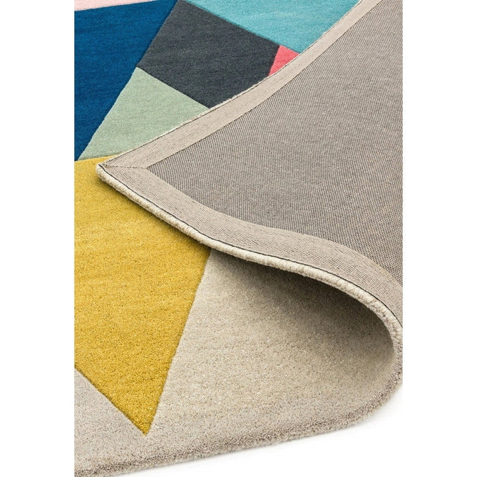 Reef RF18 Triangle Modern Geometric Hand-Woven Multicolour Rug-Asiatic Carpets-Rug Love - The Most Loved Rug Store