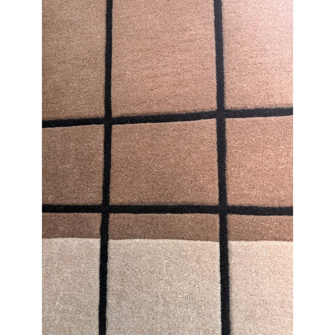 Reef RF20 Outline Modern Geometric Hand-Woven Wool Terracotta/Beige Rug-Asiatic Carpets-Rug Love - The Most Loved Rug Store