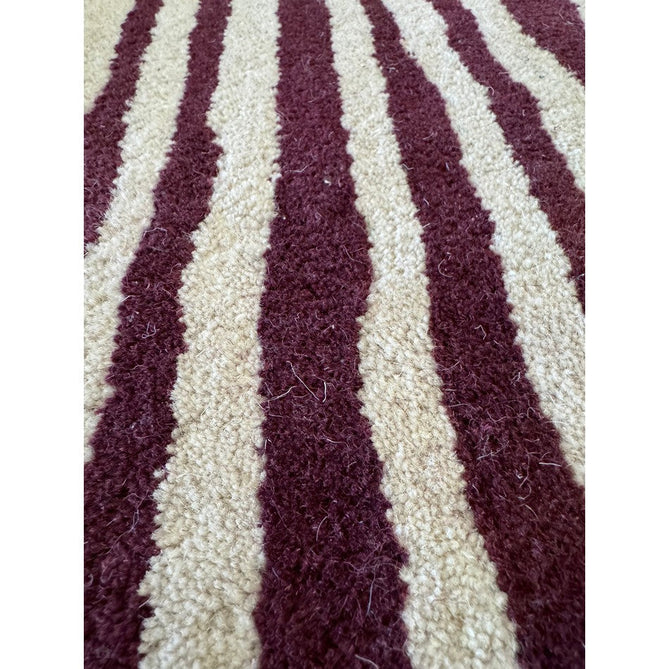 Reef RF29 Curve Modern Geometric Hand-Woven Wool Plum/Multi Rug-Asiatic Carpets-Rug Love - The Most Loved Rug Store