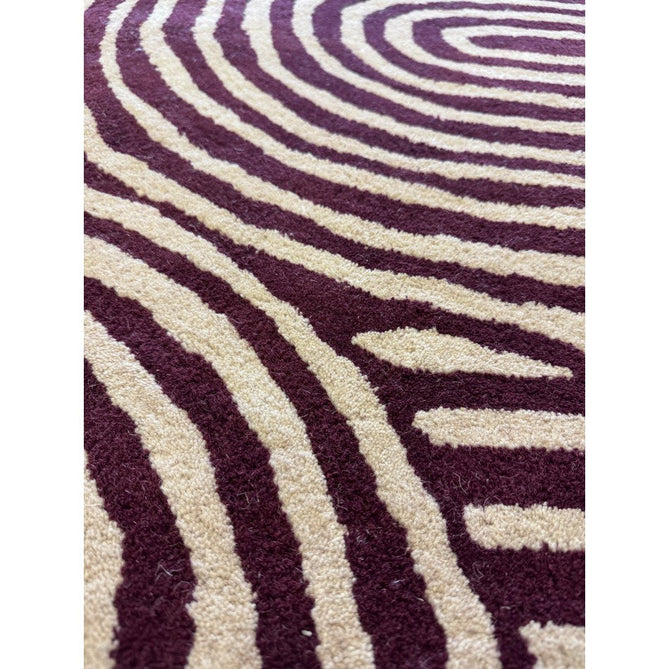 Reef RF29 Curve Modern Geometric Hand-Woven Wool Plum/Multi Rug-Asiatic Carpets-Rug Love - The Most Loved Rug Store