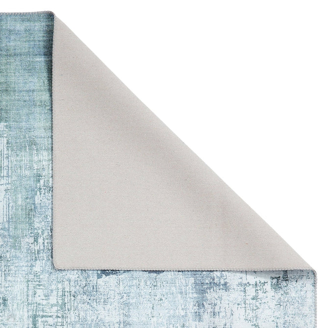 Rio G5536 Modern Abstract Distressed Printed Polyester Flatweave Grey/Green Rug-Think Rugs-Rug Love - The Most Loved Rug Store