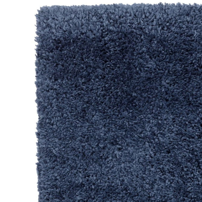 Ritchie Plush Soft Chunky Yarn Plain Polypropylene Shaggy Blue Rug-Asiatic Carpets-Rug Love - The Most Loved Rug Store