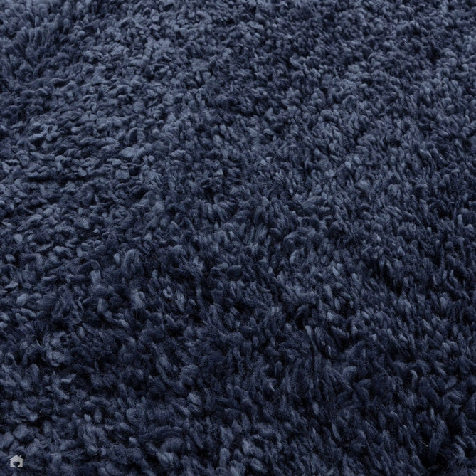 Ritchie Plush Soft Chunky Yarn Plain Polypropylene Shaggy Blue Rug-Asiatic Carpets-Rug Love - The Most Loved Rug Store