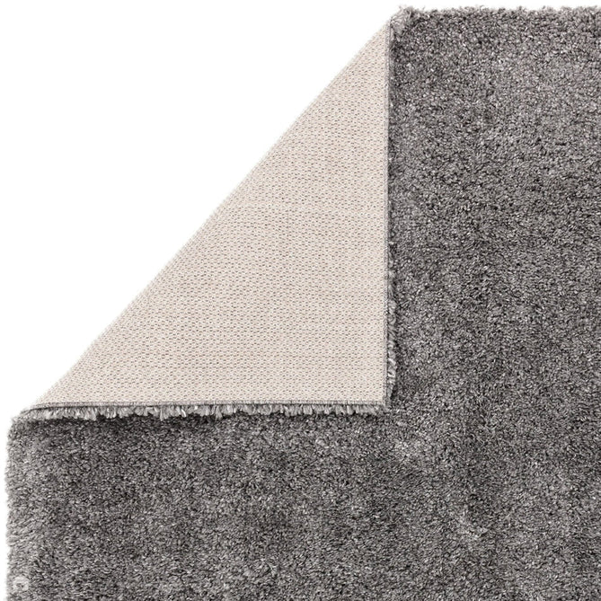 Ritchie Plush Soft Chunky Yarn Plain Polypropylene Shaggy Grey Rug-Asiatic Carpets-Rug Love - The Most Loved Rug Store