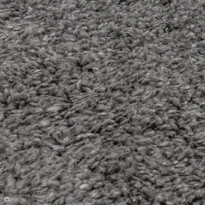 Ritchie Plush Soft Chunky Yarn Plain Polypropylene Shaggy Grey Rug-Asiatic Carpets-Rug Love - The Most Loved Rug Store