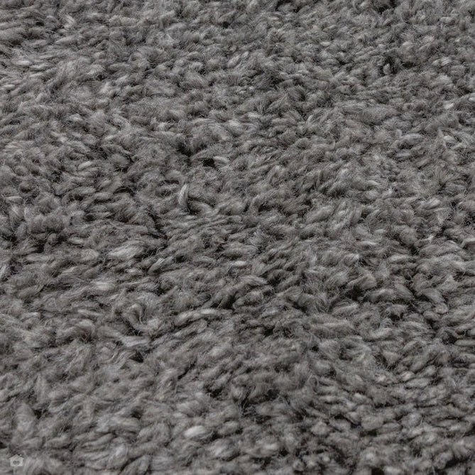 Ritchie Plush Soft Chunky Yarn Plain Polypropylene Shaggy Grey Rug-Asiatic Carpets-Rug Love - The Most Loved Rug Store