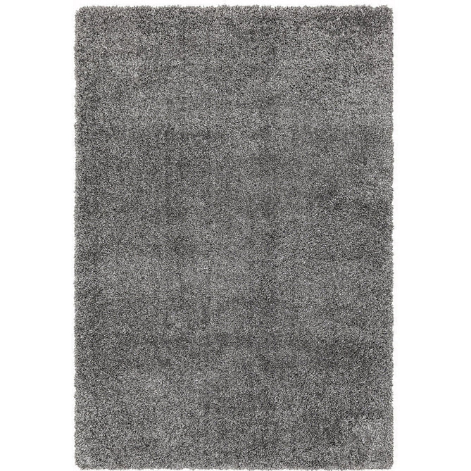 Ritchie Plush Soft Chunky Yarn Plain Polypropylene Shaggy Grey Rug-Asiatic Carpets-Rug Love - The Most Loved Rug Store