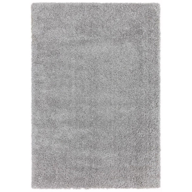 Ritchie Plush Soft Chunky Yarn Plain Polypropylene Shaggy Light Grey Rug-Asiatic Carpets-Rug Love - The Most Loved Rug Store