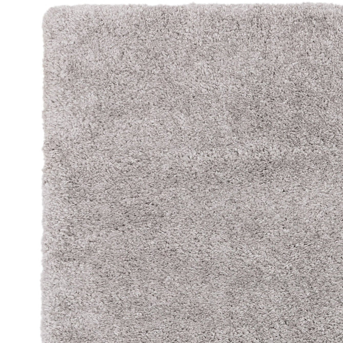 Ritchie Plush Soft Chunky Yarn Plain Polypropylene Shaggy Light Grey Rug-Asiatic Carpets-Rug Love - The Most Loved Rug Store