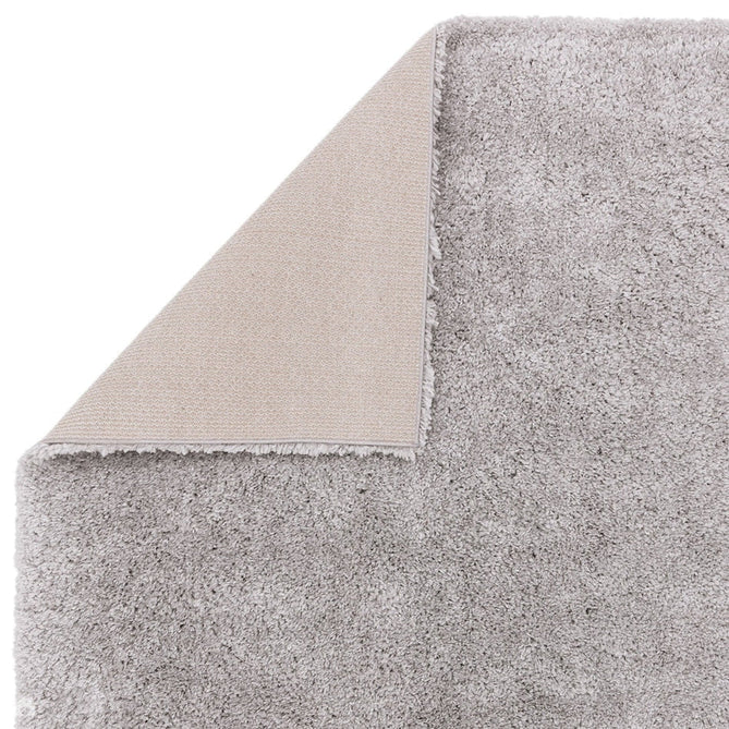 Ritchie Plush Soft Chunky Yarn Plain Polypropylene Shaggy Light Grey Rug-Asiatic Carpets-Rug Love - The Most Loved Rug Store