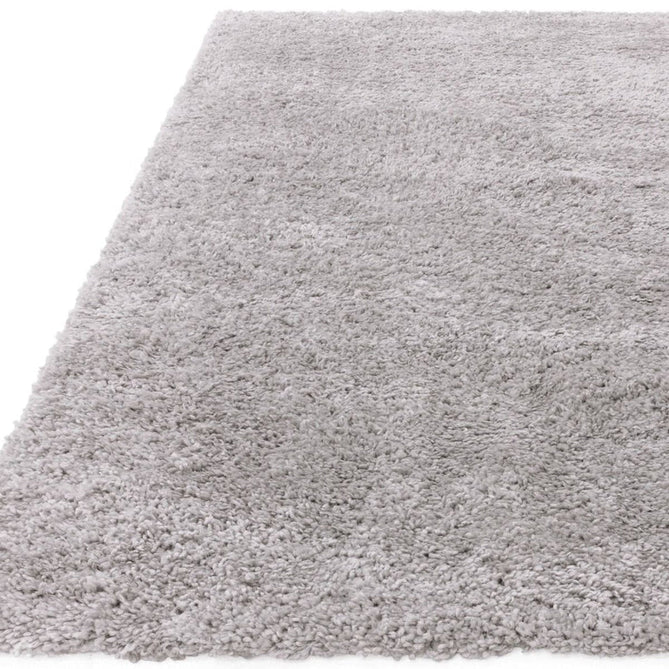 Ritchie Plush Soft Chunky Yarn Plain Polypropylene Shaggy Light Grey Rug-Asiatic Carpets-Rug Love - The Most Loved Rug Store