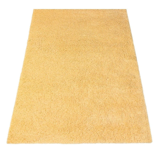 Ritchie Plush Soft Chunky Yarn Plain Polypropylene Shaggy Yellow Rug-Asiatic Carpets-Rug Love - The Most Loved Rug Store