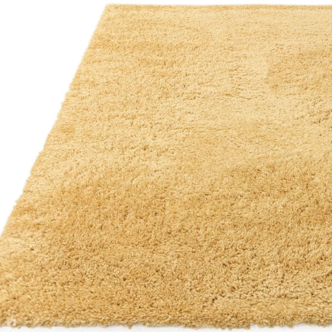 Ritchie Plush Soft Chunky Yarn Plain Polypropylene Shaggy Yellow Rug-Asiatic Carpets-Rug Love - The Most Loved Rug Store