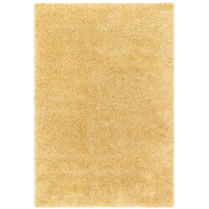 Ritchie Plush Soft Chunky Yarn Plain Polypropylene Shaggy Yellow Rug-Asiatic Carpets-Rug Love - The Most Loved Rug Store