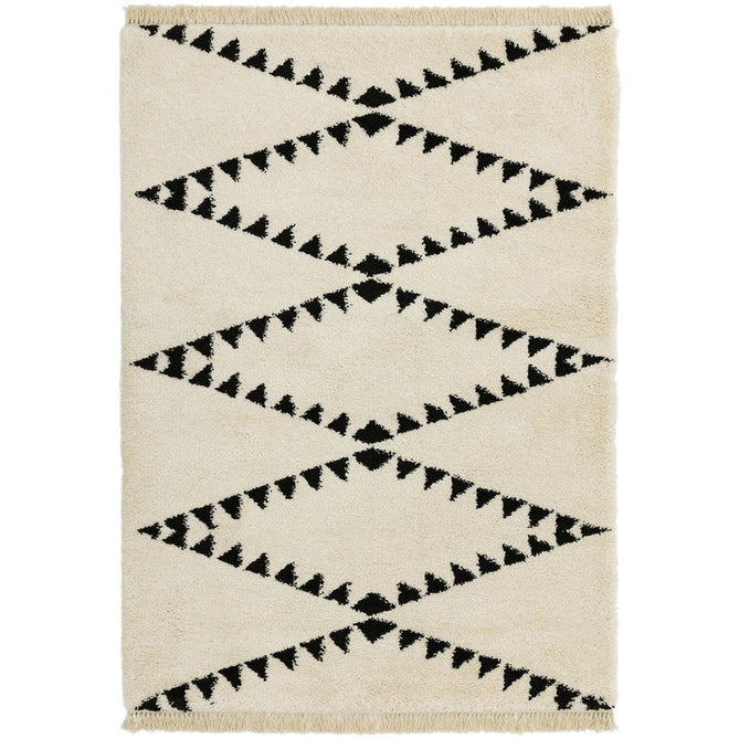 Rocco RC03 Modern Moroccan Berber Soft Plush Boho Shaggy Cream Rug-Asiatic Carpets-Rug Love - The Most Loved Rug Store