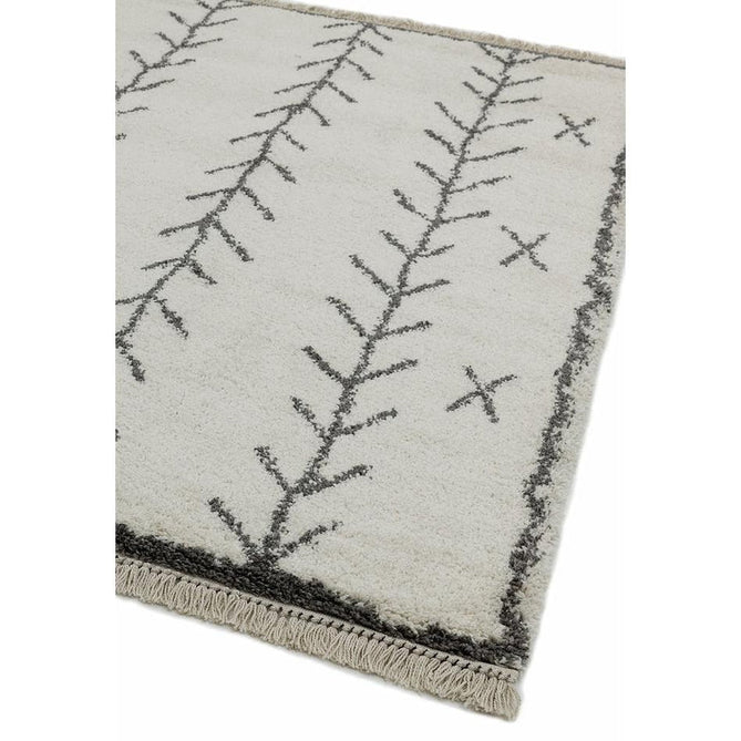 Rocco RC10 Arrow Modern Moroccan Berber Soft Plush Boho Shaggy Cream Rug-Asiatic Carpets-Rug Love - The Most Loved Rug Store