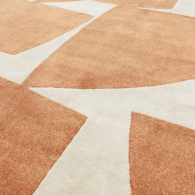 Romy 05 Kite Modern Abstract Hand-Woven Eco-Friendly Recycled Soft-Touch Orange Rug-Asiatic Carpets-Rug Love - The Most Loved Rug Store