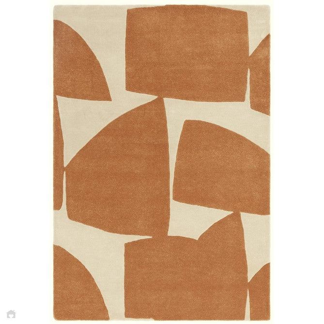 Romy 05 Kite Modern Abstract Hand-Woven Eco-Friendly Recycled Soft-Touch Orange Rug-Asiatic Carpets-Rug Love - The Most Loved Rug Store