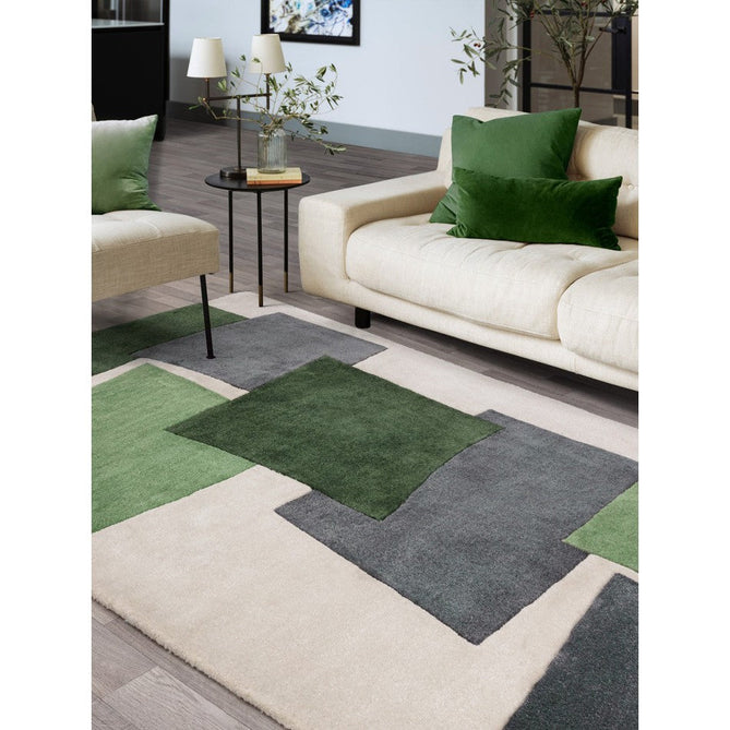 Romy 12 Papercut Modern Abstract Hand-Woven Eco-Friendly Recycled Soft-Touch Green Rug-Asiatic Carpets-Rug Love - The Most Loved Rug Store