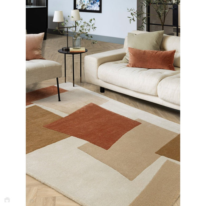 Romy 13 Papercut Modern Abstract Hand-Woven Eco-Friendly Recycled Soft-Touch Red Rug-Asiatic Carpets-Rug Love - The Most Loved Rug Store