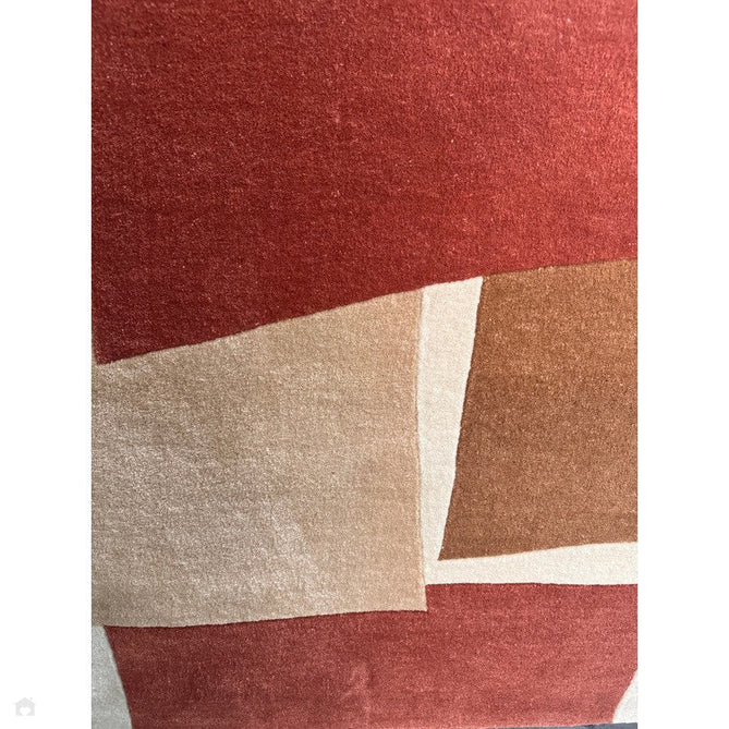 Buy Asiatic Carpets Romy 13 Papercut Modern Abstract Hand-Woven Eco-Friendly Recycled Soft-Touch Red Rug Lowest Price | Rug Love