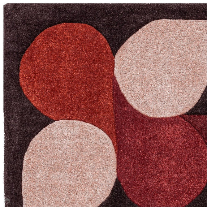 Romy 14 Jive Modern Abstract Hand-Woven Eco-Friendly Recycled Soft-Touch Red Rug-Asiatic Carpets-Rug Love - The Most Loved Rug Store