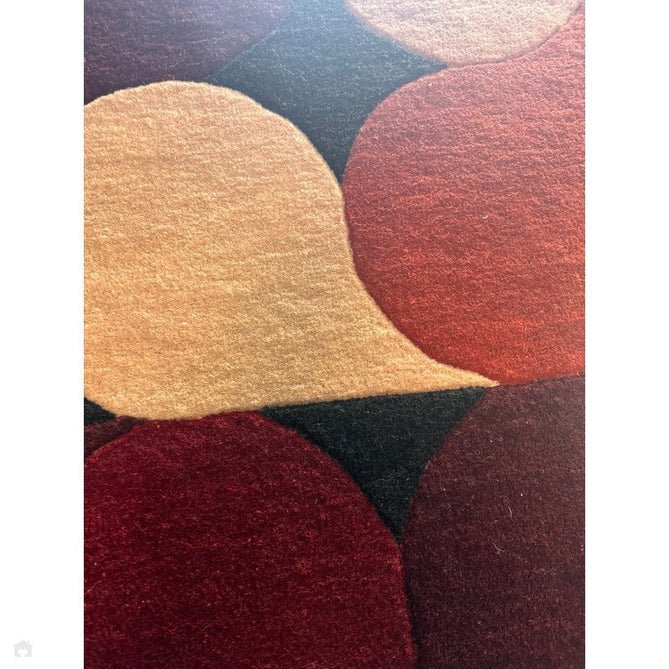 Romy 14 Jive Modern Abstract Hand-Woven Eco-Friendly Recycled Soft-Touch Red Rug-Asiatic Carpets-Rug Love - The Most Loved Rug Store