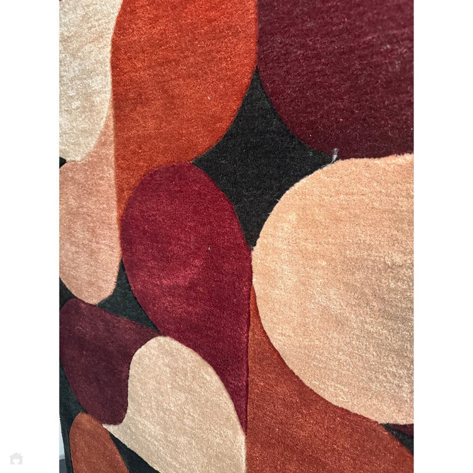 Romy 14 Jive Modern Abstract Hand-Woven Eco-Friendly Recycled Soft-Touch Red Rug-Asiatic Carpets-Rug Love - The Most Loved Rug Store