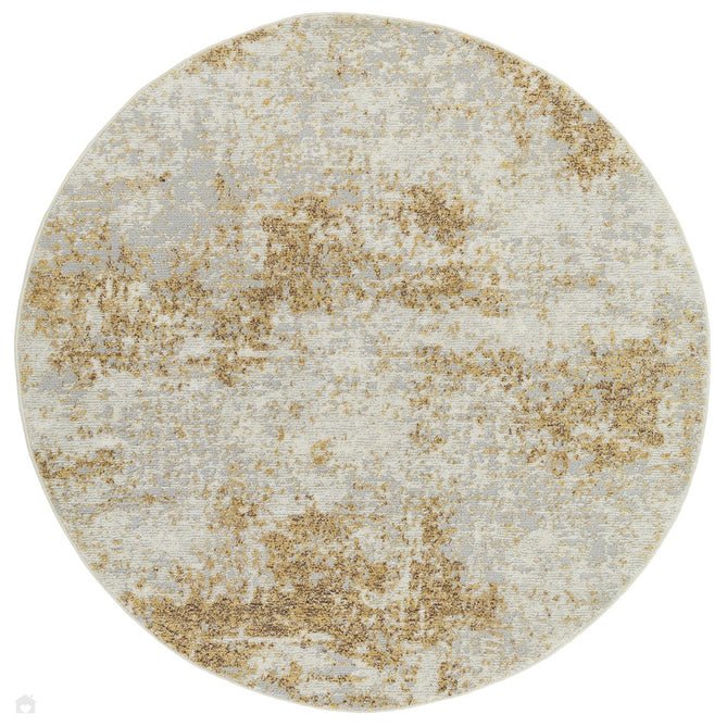 Rossa ROS03 Modern Abstract Distressed Textured Short Low Flat Pile Ivory/Beige Rug-Concept Looms-Rug Love - The Most Loved Rug Store