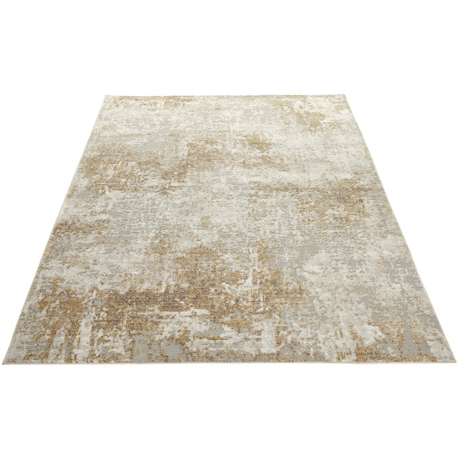 Rossa ROS03 Modern Abstract Distressed Textured Short Low Flat Pile Ivory/Beige Rug-Concept Looms-Rug Love - The Most Loved Rug Store