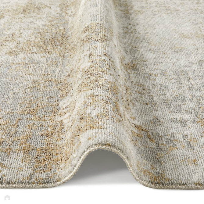 Rossa ROS03 Modern Abstract Distressed Textured Short Low Flat Pile Ivory/Beige Rug-Concept Looms-Rug Love - The Most Loved Rug Store