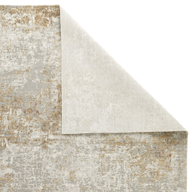 Rossa ROS03 Modern Abstract Distressed Textured Short Low Flat Pile Ivory/Beige Rug-Concept Looms-Rug Love - The Most Loved Rug Store