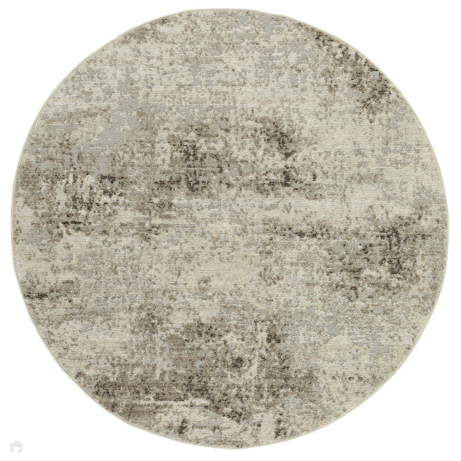 Rossa ROS03 Modern Abstract Distressed Textured Short Low Flat Pile Ivory/Grey Rug-Concept Looms-Rug Love - The Most Loved Rug Store