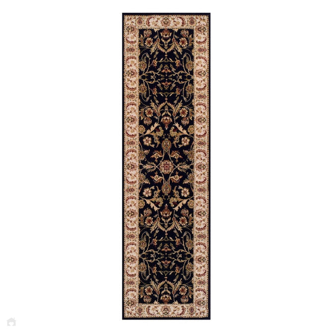 Royal Classic Traditional Wool 636 B Black/Beige Rug-Oriental Weavers-Rug Love - The Most Loved Rug Store