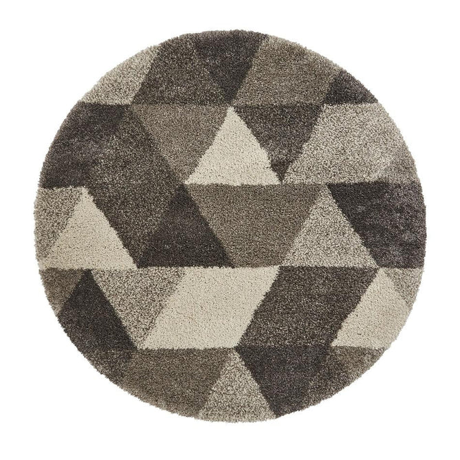 Royal Nomadic 7611 Modern Geometric Soft Plush Boho Shaggy Grey Rug-Think Rugs-Rug Love - The Most Loved Rug Store