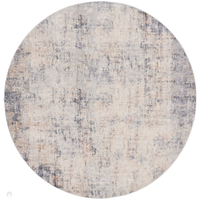 Rustic Textures RUS01 Modern Abstract Distressed Shimmer Carved Hi-Low Textured Flat-Pile Grey/Beige Rug-Nourison-Rug Love - The Most Loved Rug Store