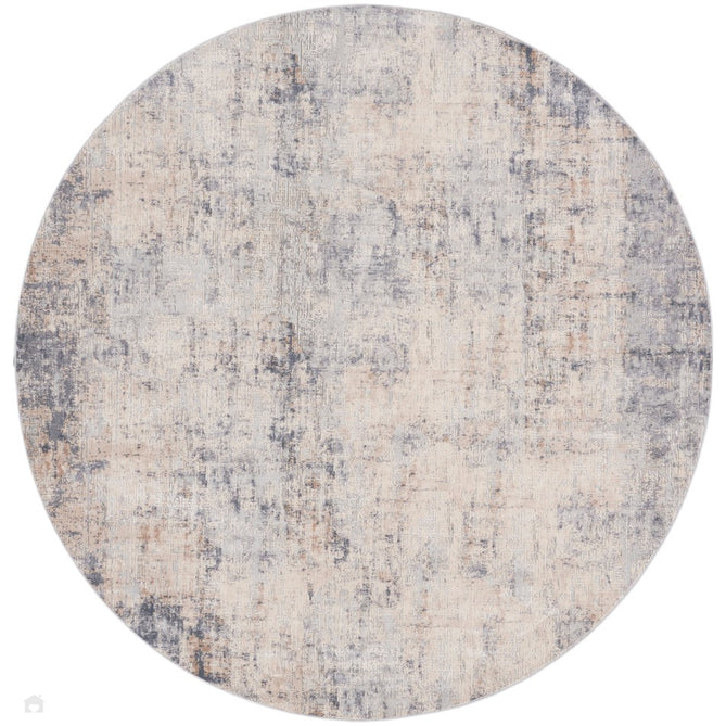 Rustic Textures RUS01 Modern Abstract Distressed Shimmer Carved Hi-Low Textured Flat-Pile Grey/Beige Rug-Nourison-Rug Love - The Most Loved Rug Store