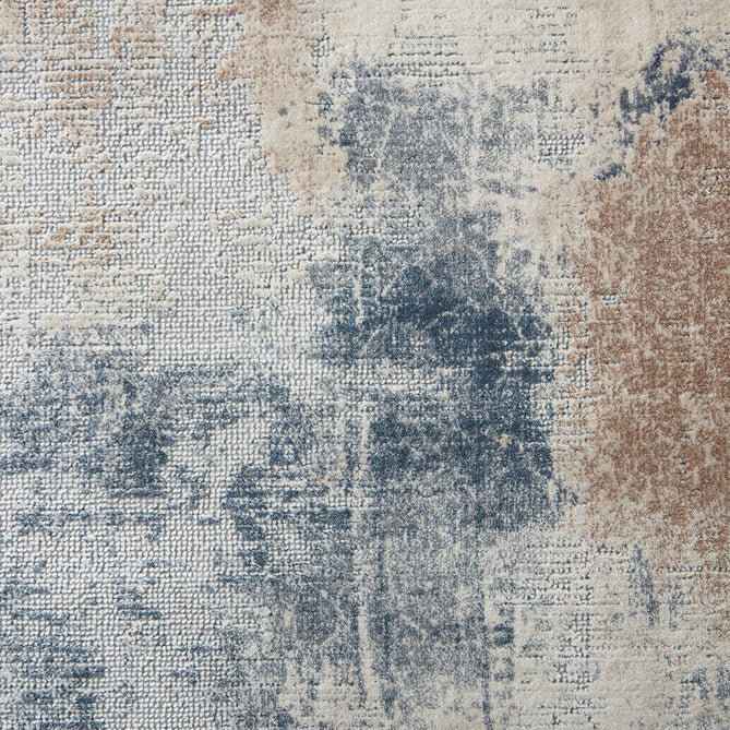 Rustic Textures RUS02 Modern Abstract Distressed Shimmer Carved Hi-Low Textured Flat-Pile Beige/Grey Rug-Nourison-Rug Love - The Most Loved Rug Store