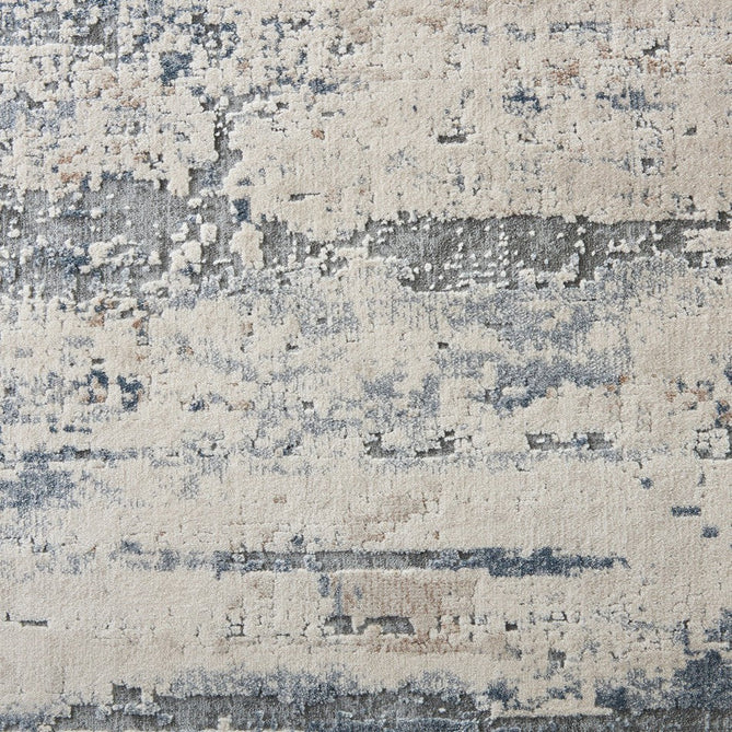 Rustic Textures RUS04 Modern Abstract Distressed Shimmer Carved Hi-Low Textured Flat-Pile Beige/Grey Rug-Nourison-Rug Love - The Most Loved Rug Store