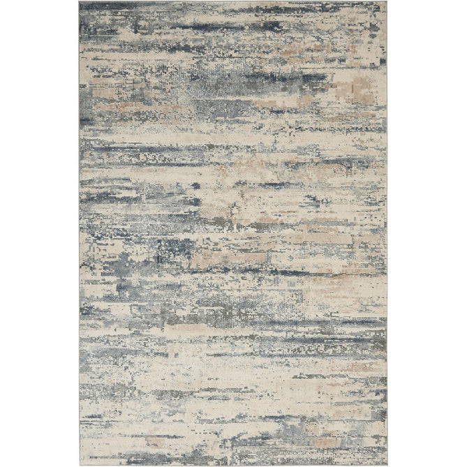 Rustic Textures RUS04 Modern Abstract Distressed Shimmer Carved Hi-Low Textured Flat-Pile Beige/Grey Rug-Nourison-Rug Love - The Most Loved Rug Store