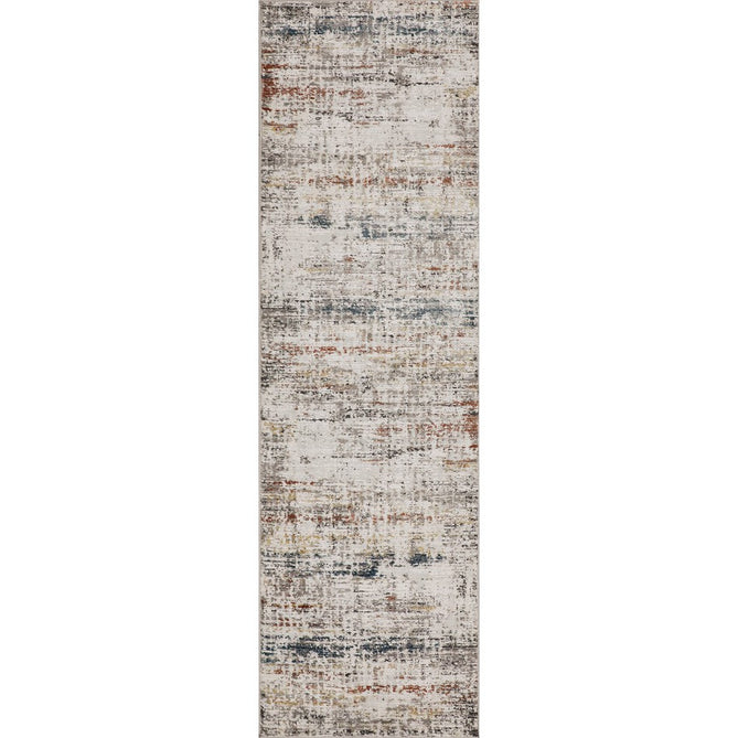 Rustic Textures RUS14 Modern Abstract Distressed Shimmer Carved Hi-Low Textured Flat-Pile Light Grey/Multi Rug-Nourison-Rug Love - The Most Loved Rug Store