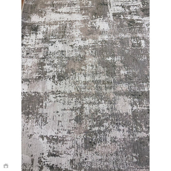 Seville 03 Olite Modern Abstract Distressed Hi-Low Textured Soft-Touch Space-Dyed Polyester Low Flat-Pile Beige/Grey/Cream Rug-Asiatic Carpets-Rug Love - The Most Loved Rug Store