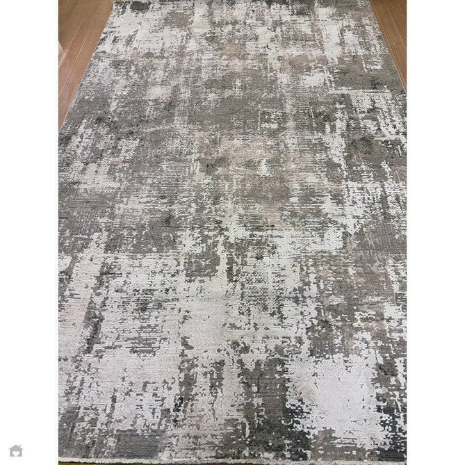 Seville 03 Olite Modern Abstract Distressed Hi-Low Textured Soft-Touch Space-Dyed Polyester Low Flat-Pile Beige/Grey/Cream Rug-Asiatic Carpets-Rug Love - The Most Loved Rug Store