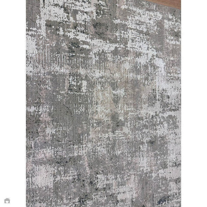 Seville 03 Olite Modern Abstract Distressed Hi-Low Textured Soft-Touch Space-Dyed Polyester Low Flat-Pile Beige/Grey/Cream Rug-Asiatic Carpets-Rug Love - The Most Loved Rug Store