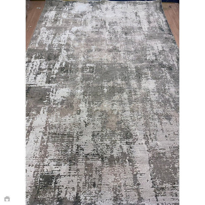 Seville 03 Olite Modern Abstract Distressed Hi-Low Textured Soft-Touch Space-Dyed Polyester Low Flat-Pile Beige/Grey/Cream Rug-Asiatic Carpets-Rug Love - The Most Loved Rug Store